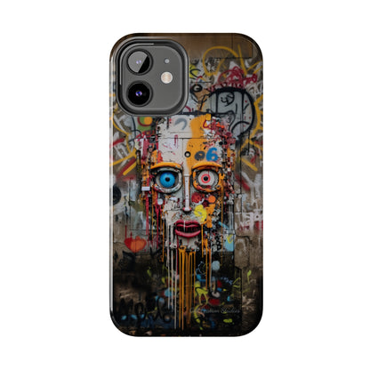 "Urban Graffiti Face" -Tough Phone Cases