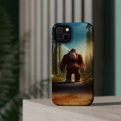 The "Trail Trekker" Bigfoot Cartoon Phone Case -MagSafe Tough Cases