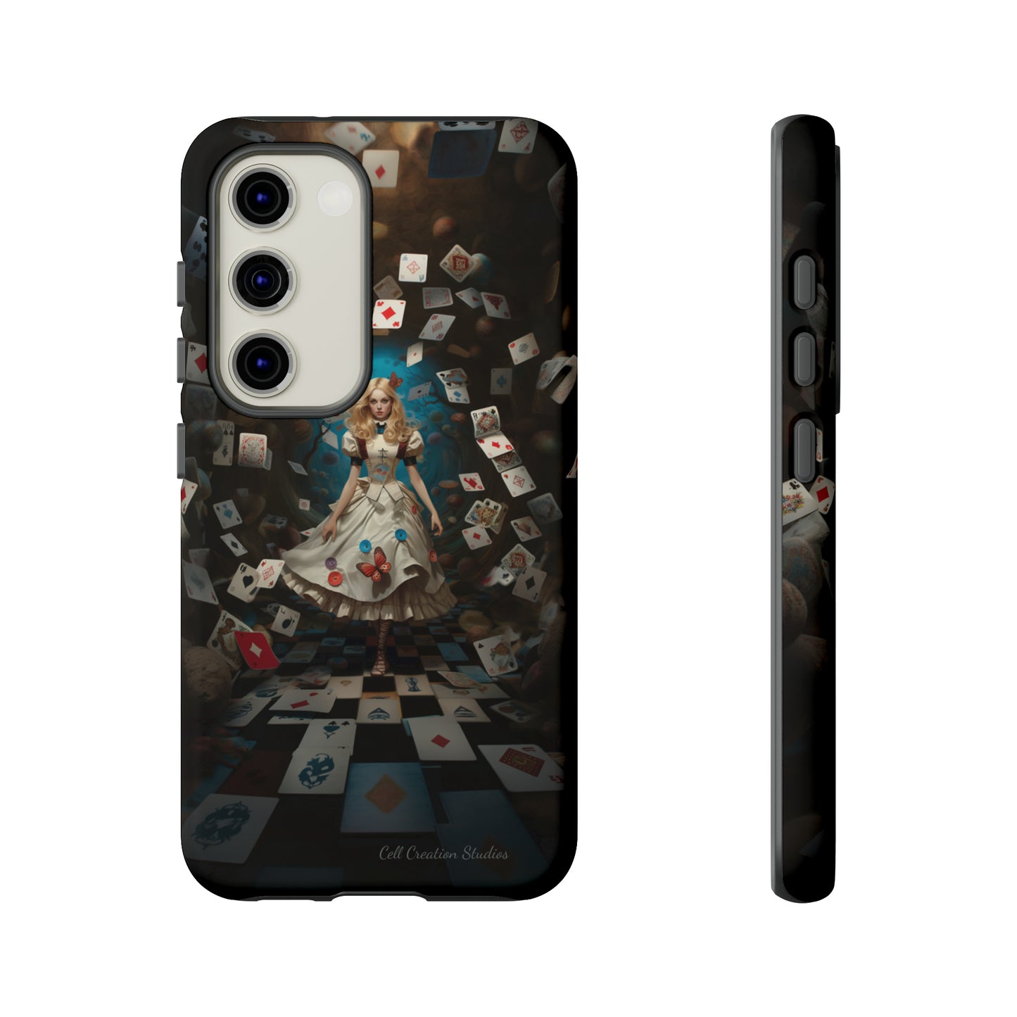 Introducing the "Alice in Wonderland" Cell Phone Case – A Journey Through Imagination -Tough Cases