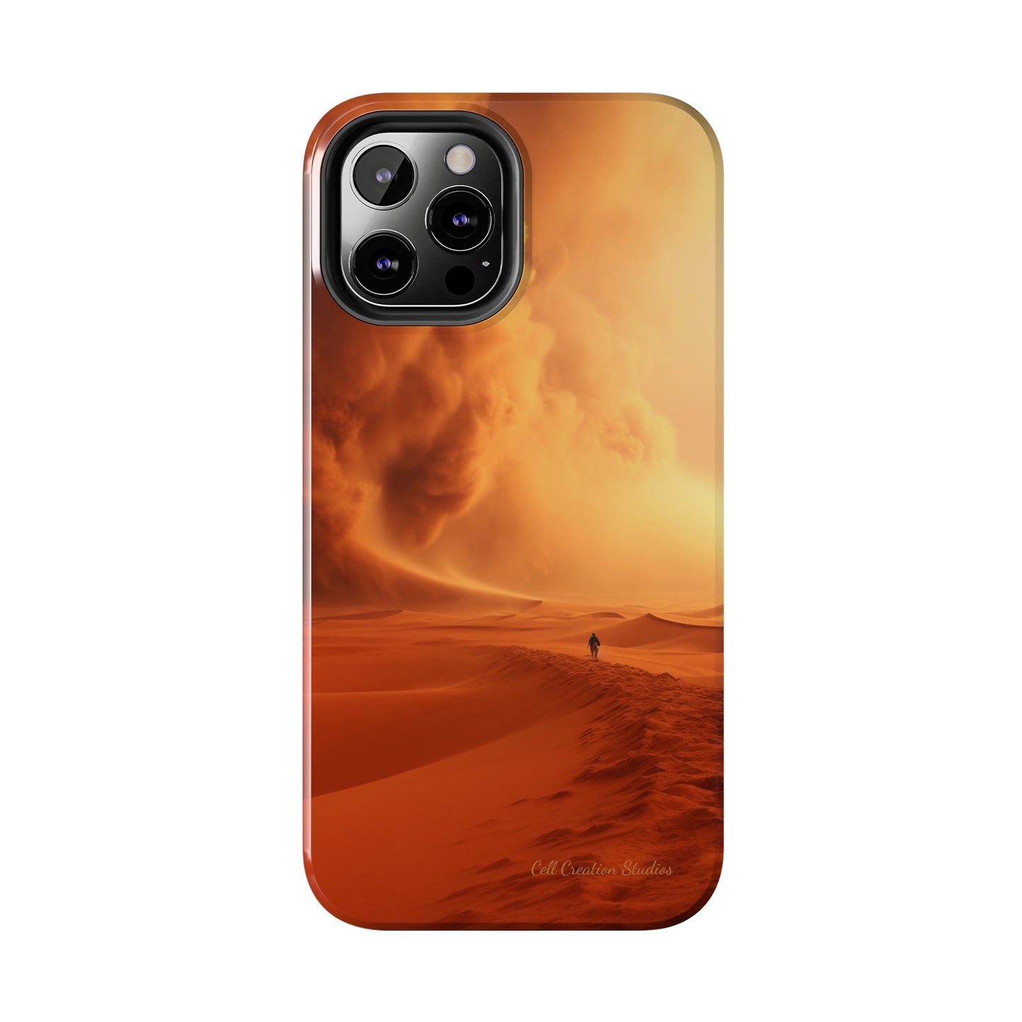 Introducing the "Desert Wanderer" Cell Phone Case – Embark on a Journey through Sand and Storm -Tough Phone Cases