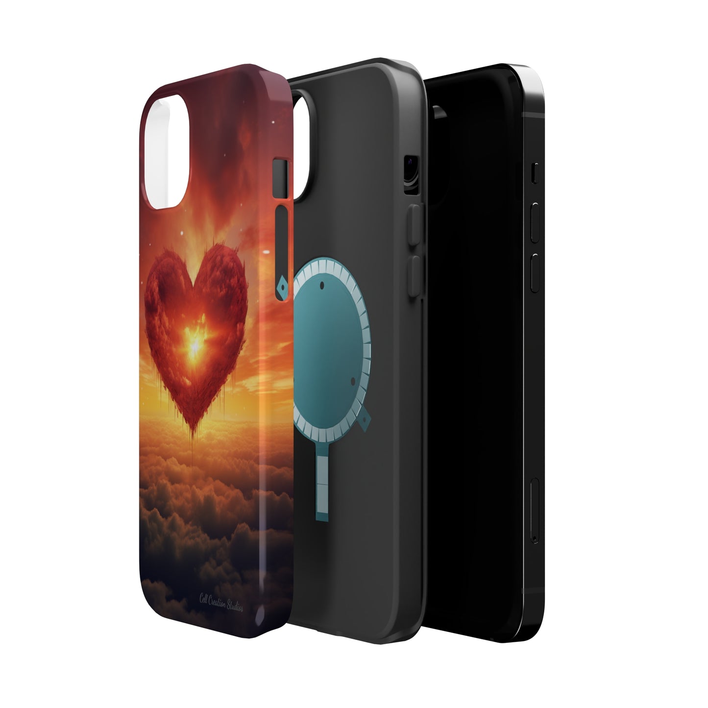 Introducing the "Sky-Heart Radiance" Cell Phone Case – Carry Love's Glow Everywhere You Go -MagSafe Tough Cases