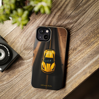 Introducing the "Desert Speedster" Cell Phone Case – Feel the Thrill of a Ferrari Racing through the Desert! -Tough Phone Cases