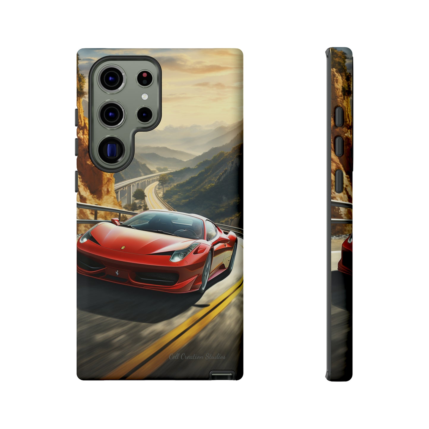 "Mountain Majesty Ferrari Edition" -Tough Samsung Phone Cases