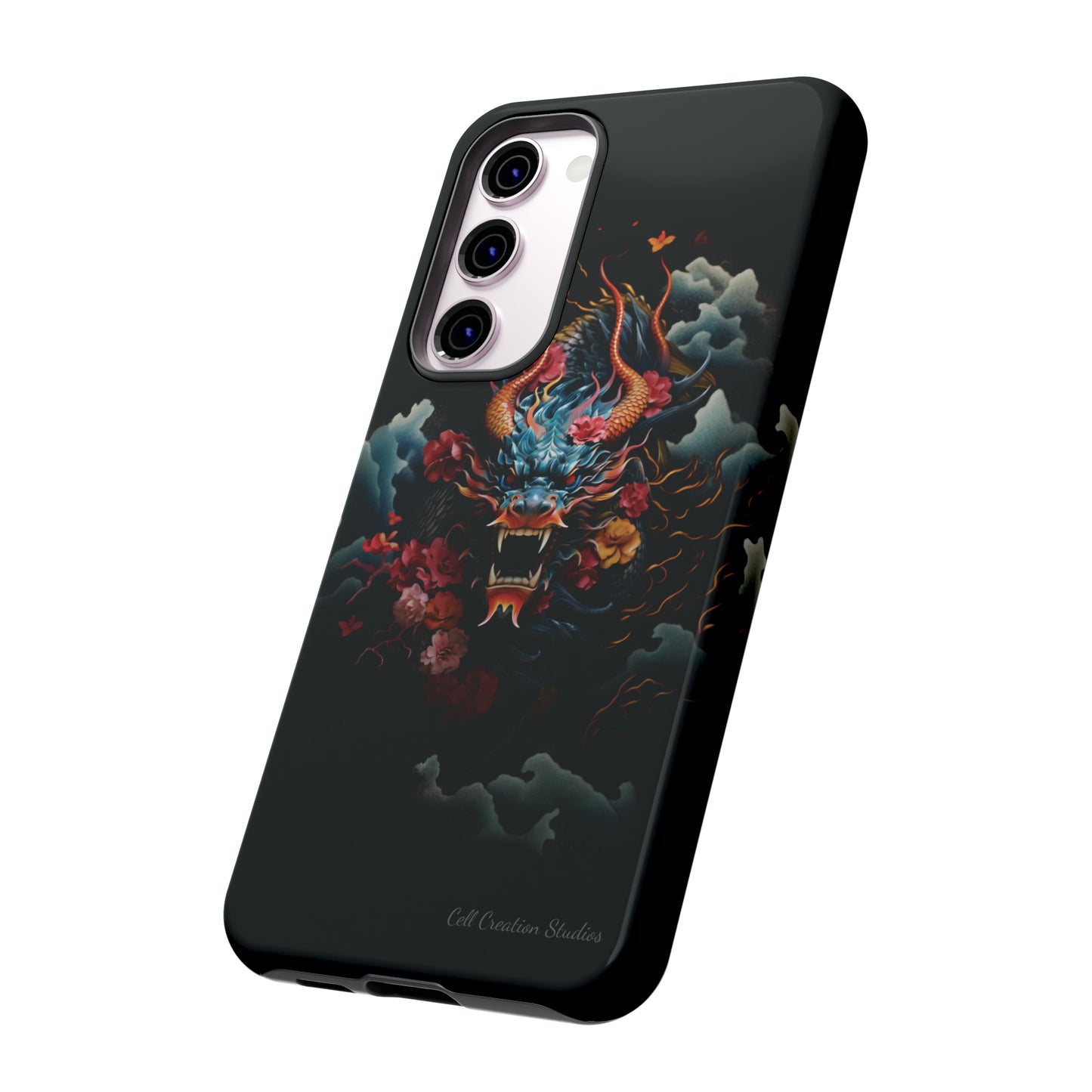 Introducing the "Japanese Dragon Majesty" Cell Phone Case – Embrace the Legend in Style -Tough Cases