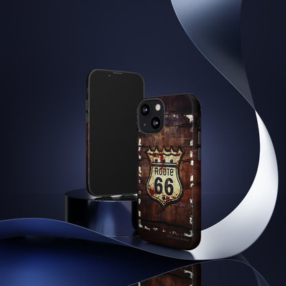 "Retro Route 66" Phone Case -Tough Cases