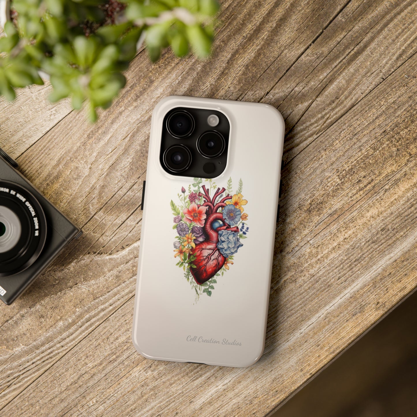 "Blooming Hearts" -Tough iPhone Cases