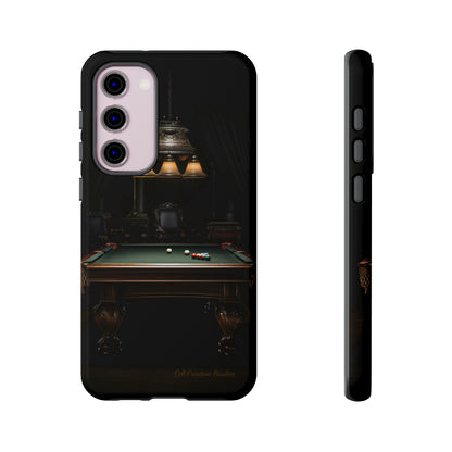 "Elevate Your Game: Pool Table-Themed Phone Case for Billiards Enthusiasts" -Tough Cases