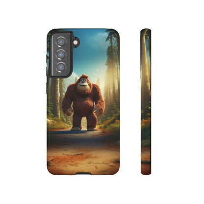 The "Trail Trekker" Bigfoot Cartoon Phone Case -Tough Cases