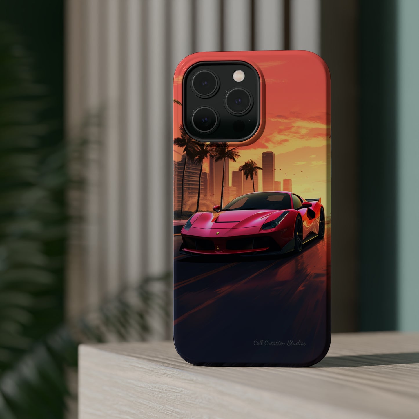 "Sunset Boulevard Ferrari Edition" -MagSafe Tough iPhone Cases