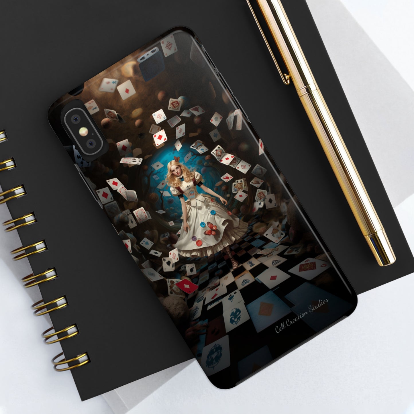 Introducing the "Alice in Wonderland" Cell Phone Case – A Journey Through Imagination -Tough Phone Cases