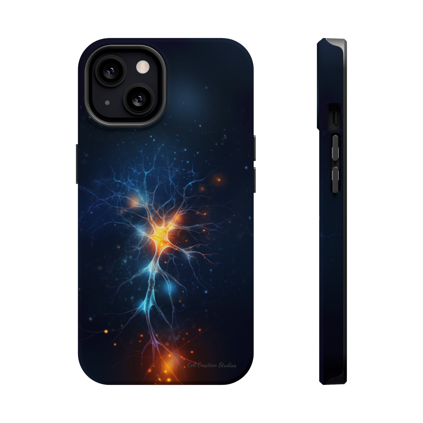 Introducing the "Luminous Neuron" Cell Phone Case – Illuminate Your Connection! -MagSafe Tough Cases