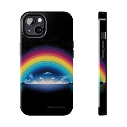 "Vibrant Skies: Rainbow Sunset" Cell Phone Case -Tough Phone Cases