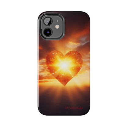 Introducing the "Sunlit Heart" Cell Phone Case – Embrace Love and Radiance -Tough Phone Cases