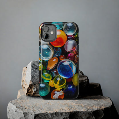 Introducing the "Vibrant Marbles Mosaic" Cell Phone Case – Carry a Kaleidoscope of Colors! -Tough Phone Cases