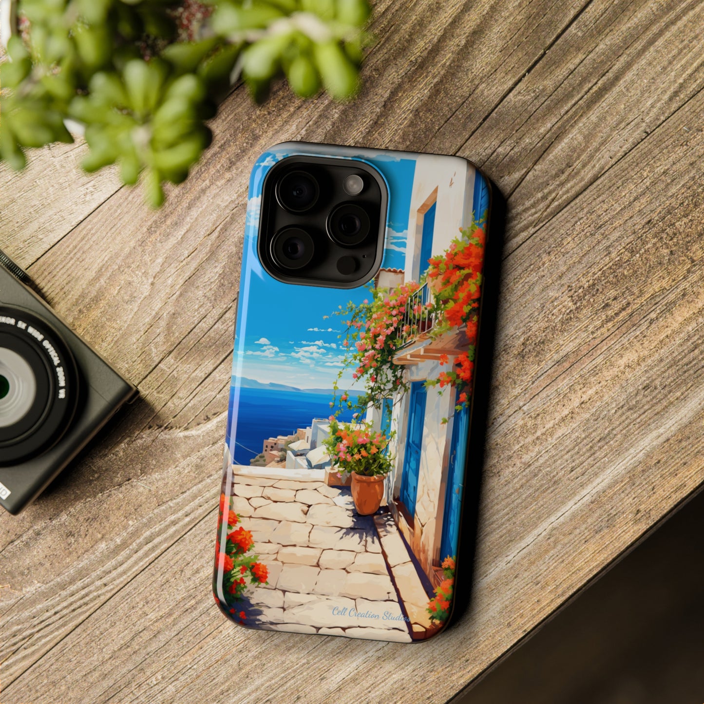 "Mediterranean Bliss Horizon" -MagSafe Tough iPhone Cases