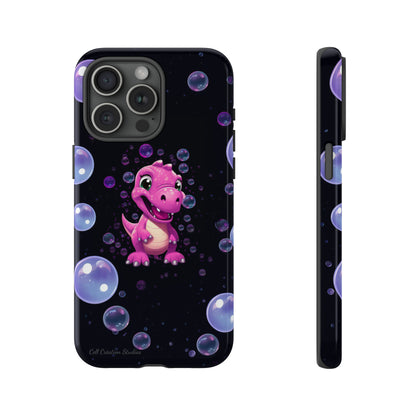 "Dino Glam" Glitter Dinosaur Phone Case -Tough Cases