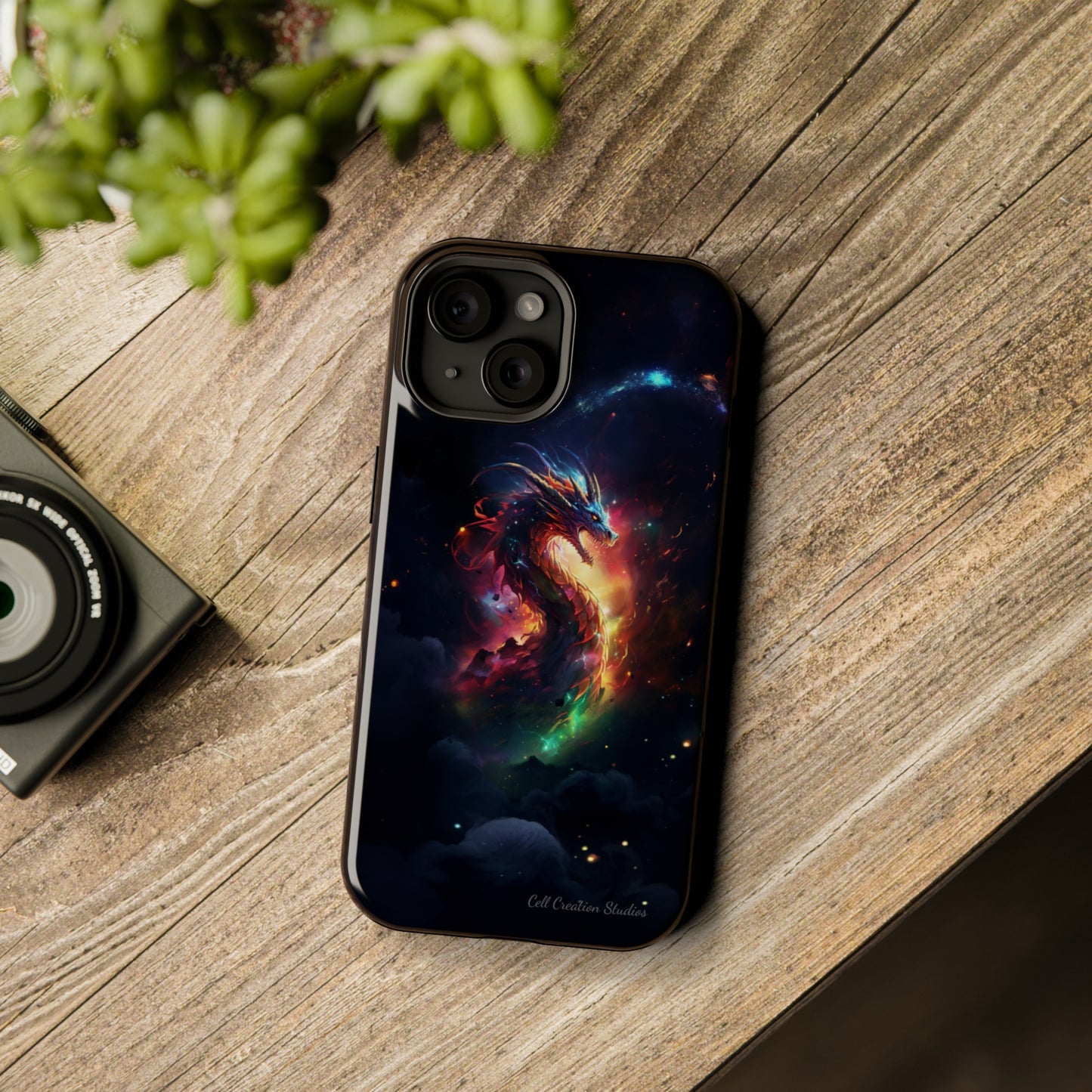 "Cosmic Dragon Unleashed" -MagSafe Tough iPhone Cases