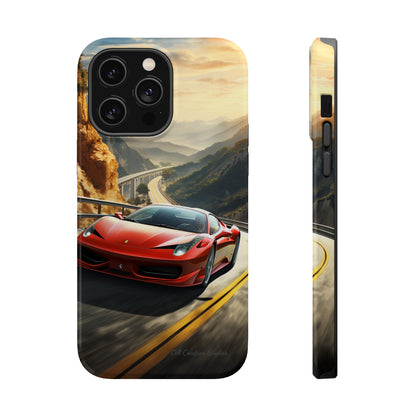 "Mountain Majesty Ferrari Edition" -MagSafe Tough iPhone Cases