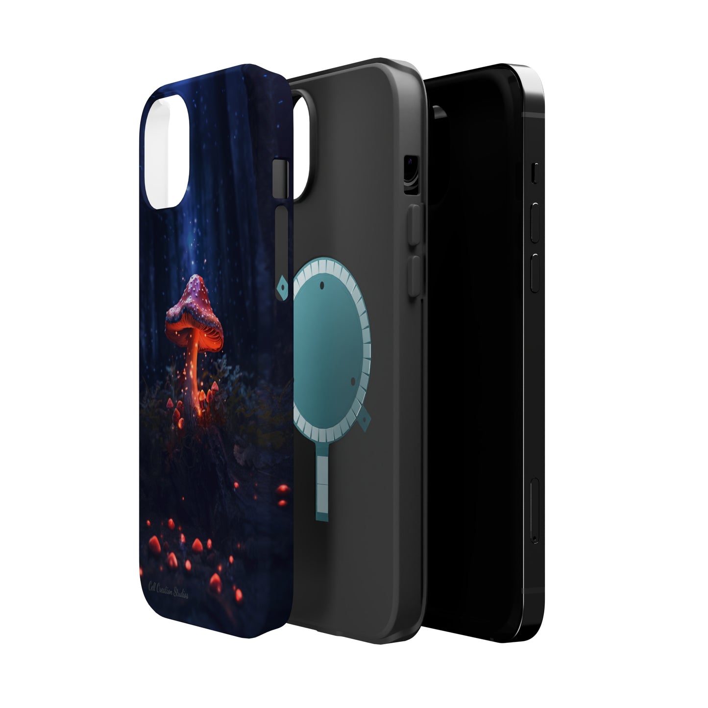 Introducing the "Enchanted Magic Mushroom" Cell Phone Case – Unveil the Mystical Realm -MagSafe Tough Cases