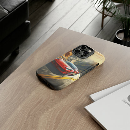 "Mountain Majesty Ferrari Edition" -Tough iPhone Cases