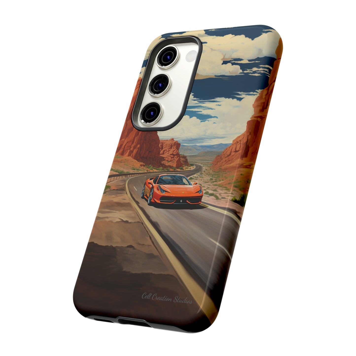 "Desert Racer Ferrari Edition" -Tough Samsung Phone Cases