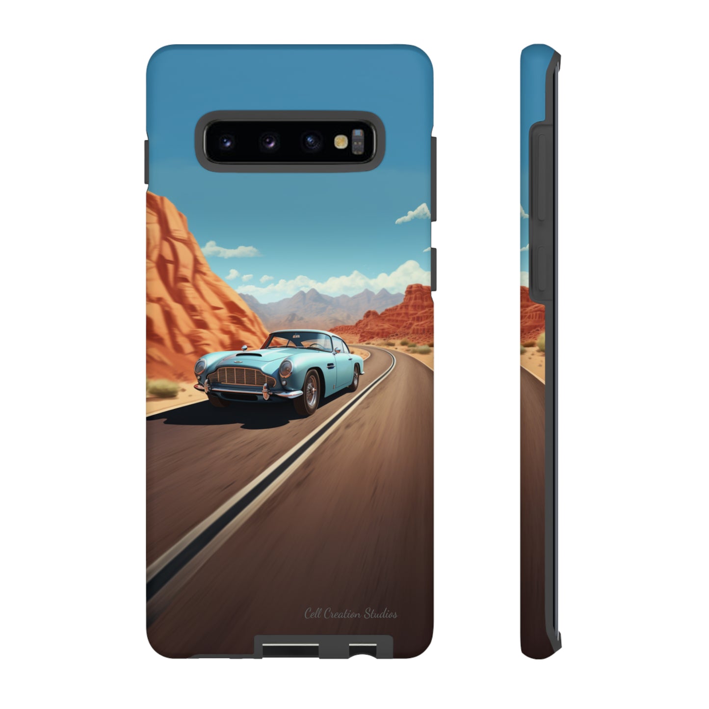 "Silver Racing Legend" -Tough Samsung Phone Cases