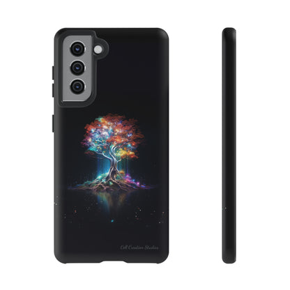 Introducing the "Vibrant Glow Tree" Cell Phone Case – Radiate Elegance with Nature's Brilliance -Tough Cases