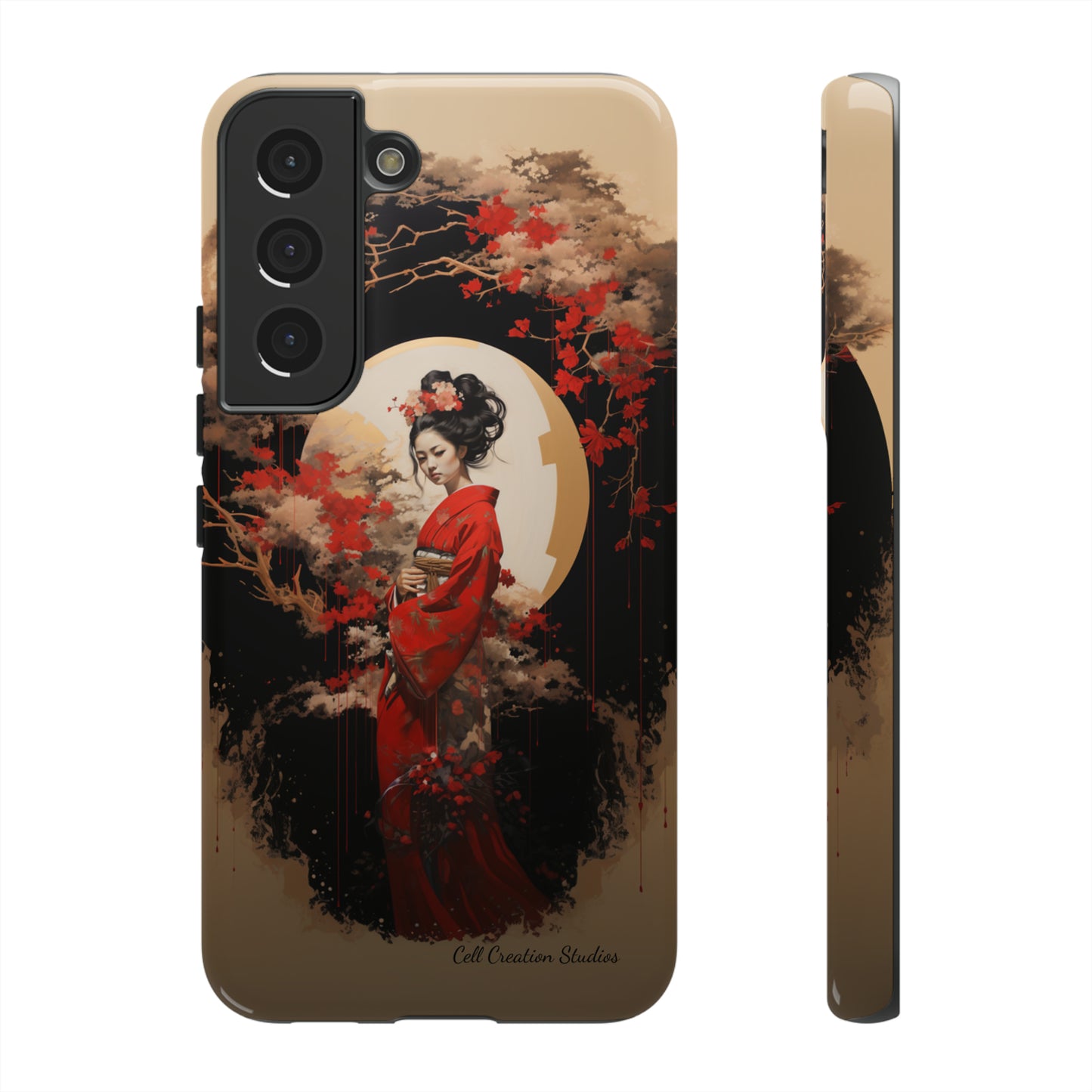 "Japanese Geisha Art" Phone Case -Tough Cases