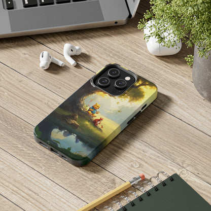 Introducing the "Winnie-The-Pooh Storytime" Cell Phone Case – A Nostalgic Journey with Friends -Tough Phone Cases