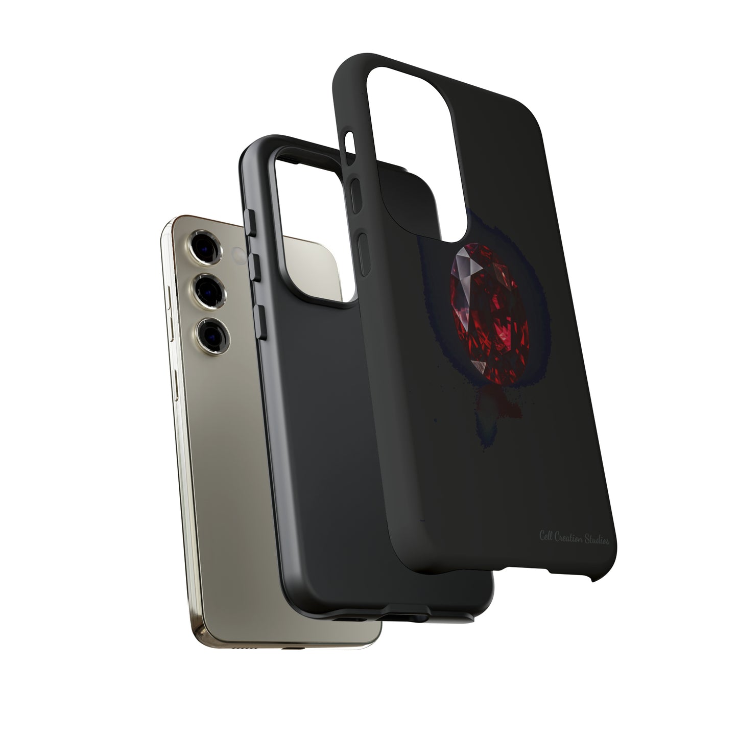 "Ruby Radiance" Phone Case -Tough Cases