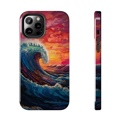 "Colorful Ocean Wave" Cell Phone Case -Tough Phone Cases