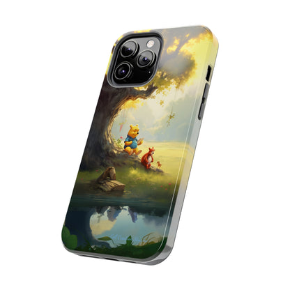 Introducing the "Winnie-The-Pooh Storytime" Cell Phone Case – A Nostalgic Journey with Friends -Tough Phone Cases