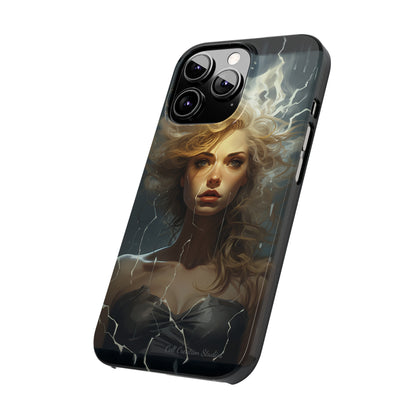 Introducing the "Electrifying Beauty" Cell Phone Case – Sparks of Style and Power -Slim Phone Cases