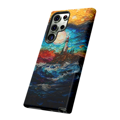 "Coastal Canvas Guardian" -Tough Samsung Phone Cases