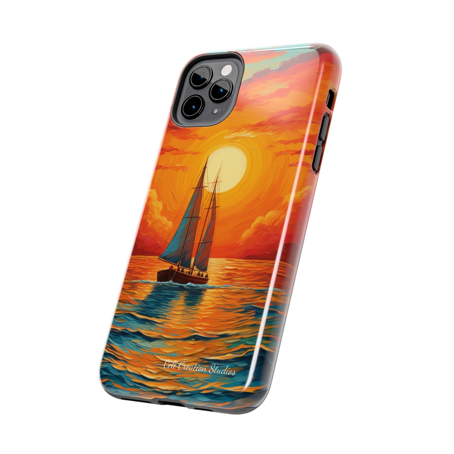 "Sailboat Sunset" -Tough iPhone Cases