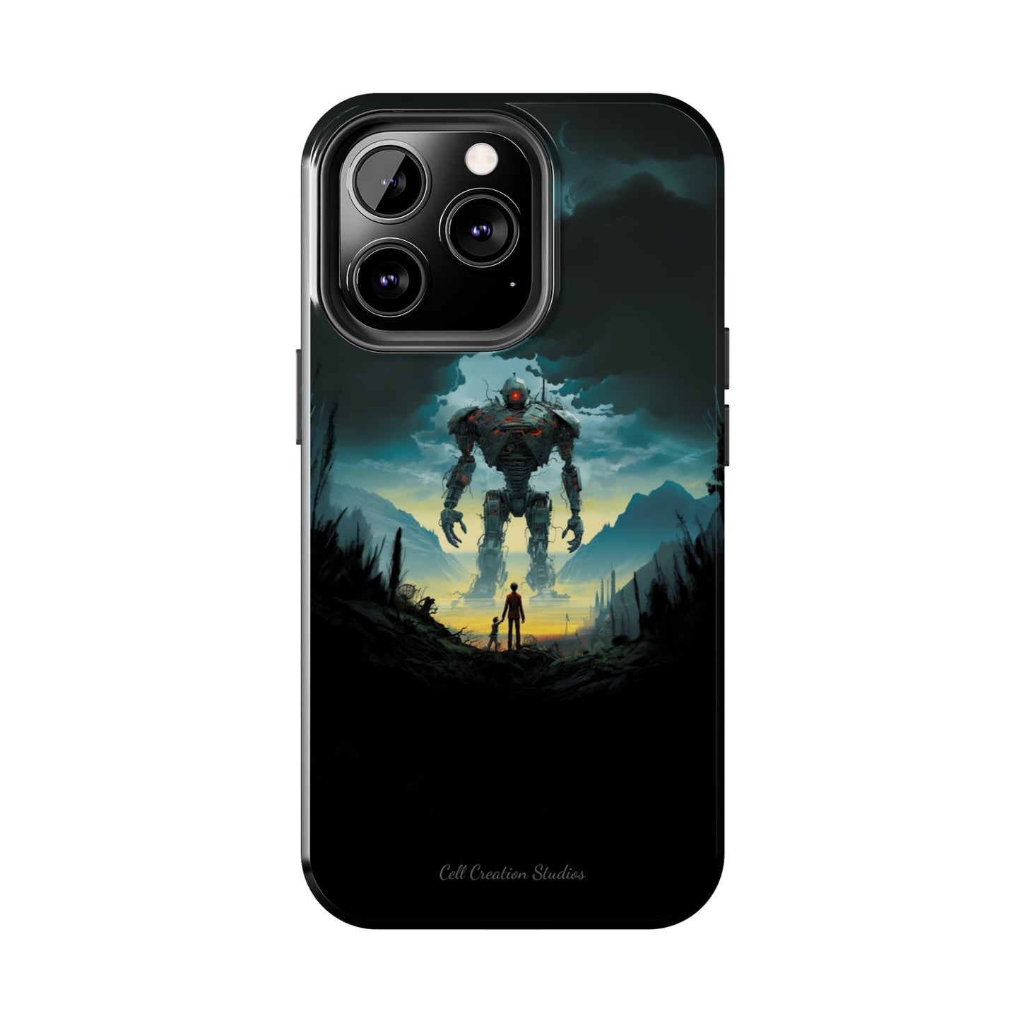 Introducing the "Rising Titan" Cell Phone Case – Witness the Astonishing Emergence of a Giant Robot! -Tough Phone Cases