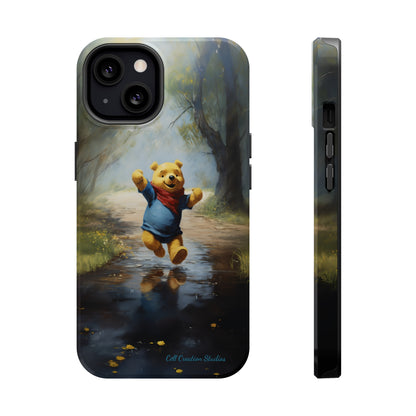 Introducing the "Winnie-The-Pooh Puddle Splash" Cell Phone Case – A Splash of Nostalgic Fun -MagSafe Tough Cases