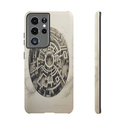 "Discover the Mystery: Maze-Inspired Cell Phone Case" -Tough Cases