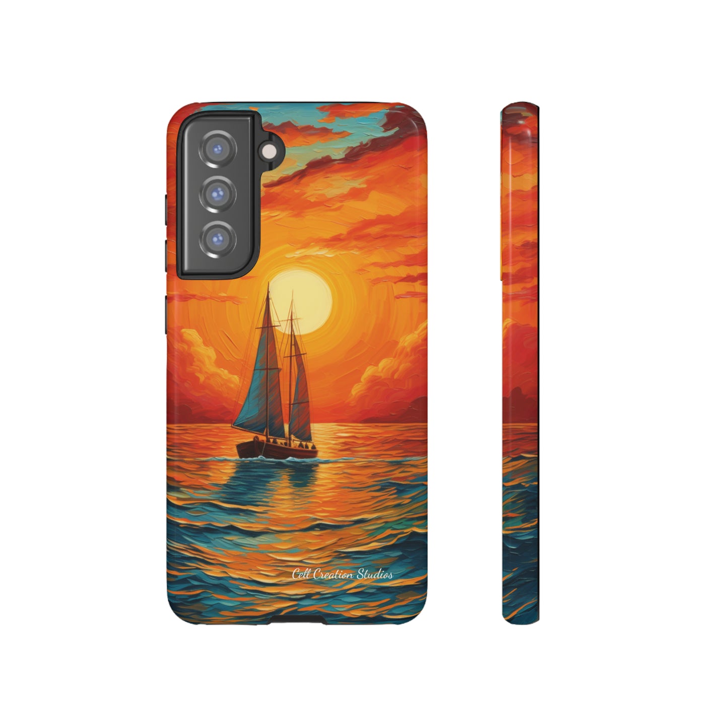 "Sailboat Sunset" - Tough Samsung Cases