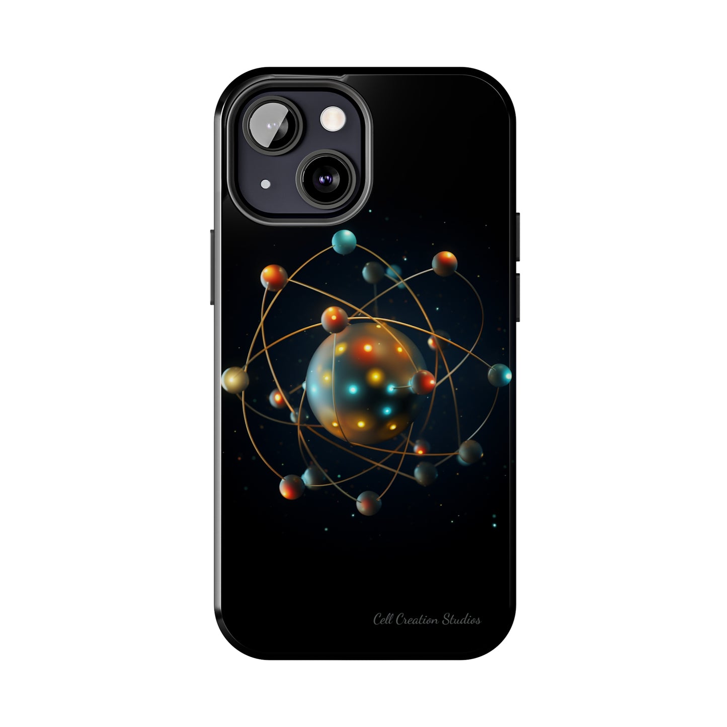 The "Atomic Elegance" Phone Case -Tough Phone Cases