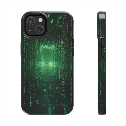 Introducing our "Digital Code Stream" Cell Phone Case – where style meets technology for your device's protection -Tough Phone Cases