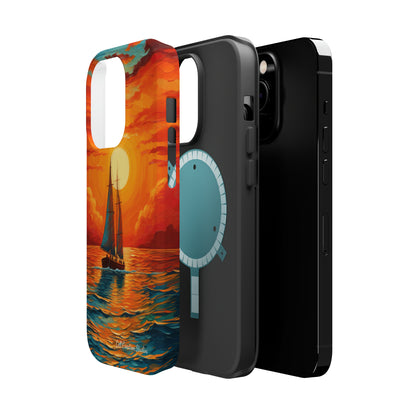 "Sailboat Sunset" - MagSafe Tough iPhone Cases