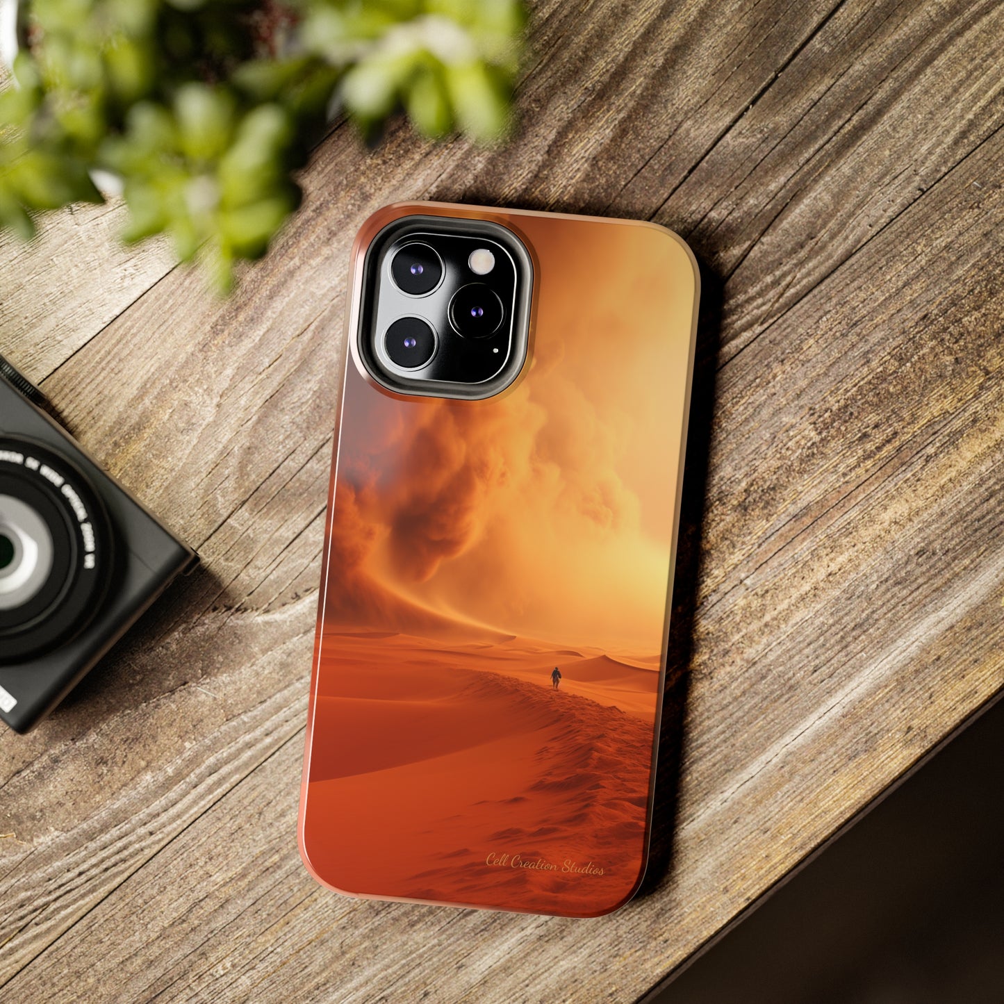 Introducing the "Desert Wanderer" Cell Phone Case – Embark on a Journey through Sand and Storm -Tough Phone Cases