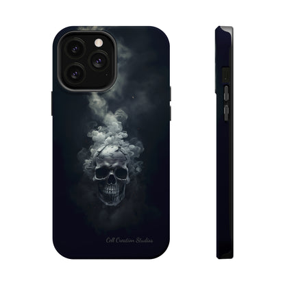 "Ethereal Skull Noir" -MagSafe Tough iPhone Cases