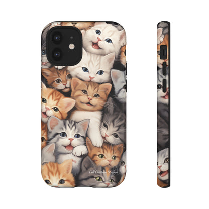 "Kitten Cuddle Haven" Phone Case -Tough Cases