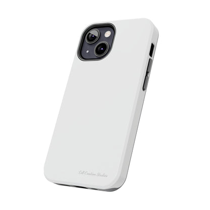 "Pure Elegance White" -Tough iPhone Cases