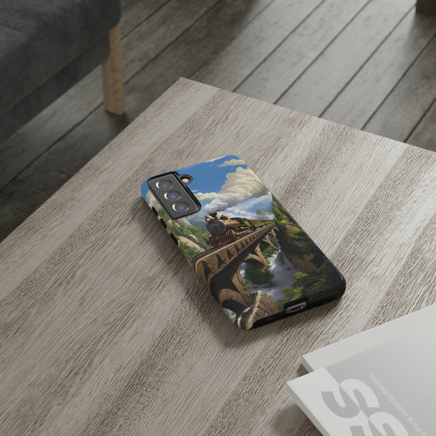 The "Scenic Mountain Train" Phone Case -Tough Cases