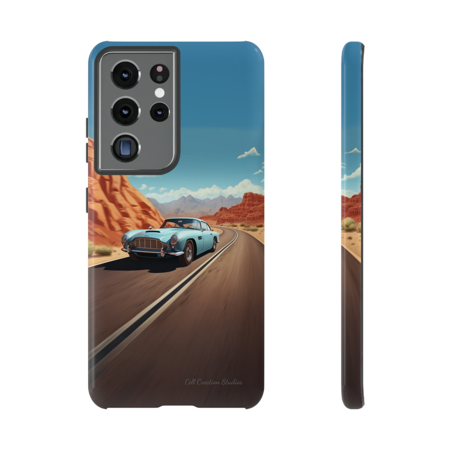 "Silver Racing Legend" -Tough Samsung Phone Cases