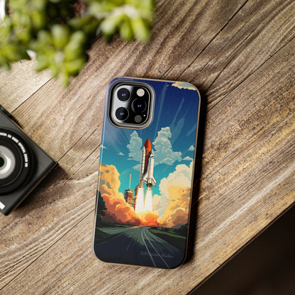 Introducing the "NASA Space Shuttle Launch" Cell Phone Case – Elevate Your Style to New Heights -Tough Phone Cases