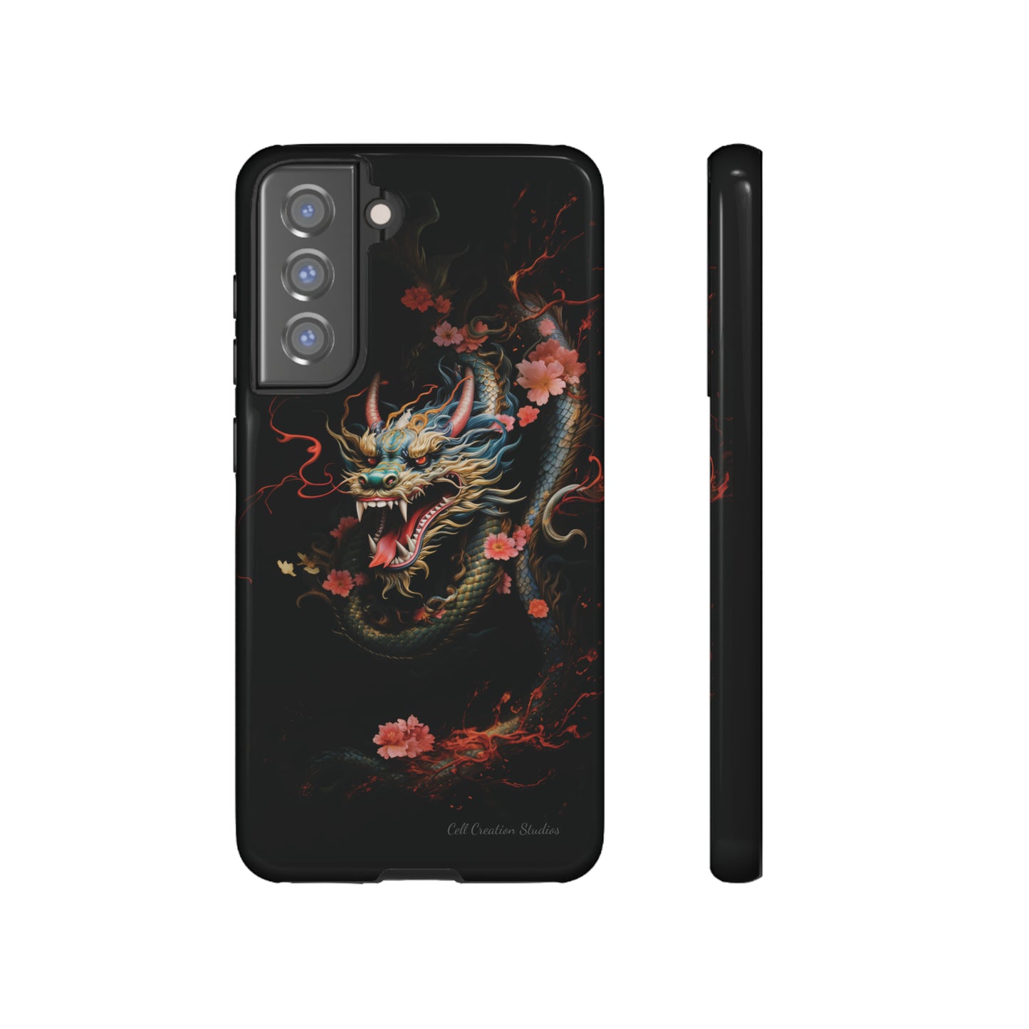 Introducing the "Mystical Japanese Dragon" Cell Phone Case – Unleash the Dragon's Power -Tough Cases